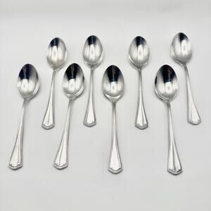 Waterford Somerset 18/10 Stainless Glossy 8 Teaspoon Replacement Flatware 6 1/4"